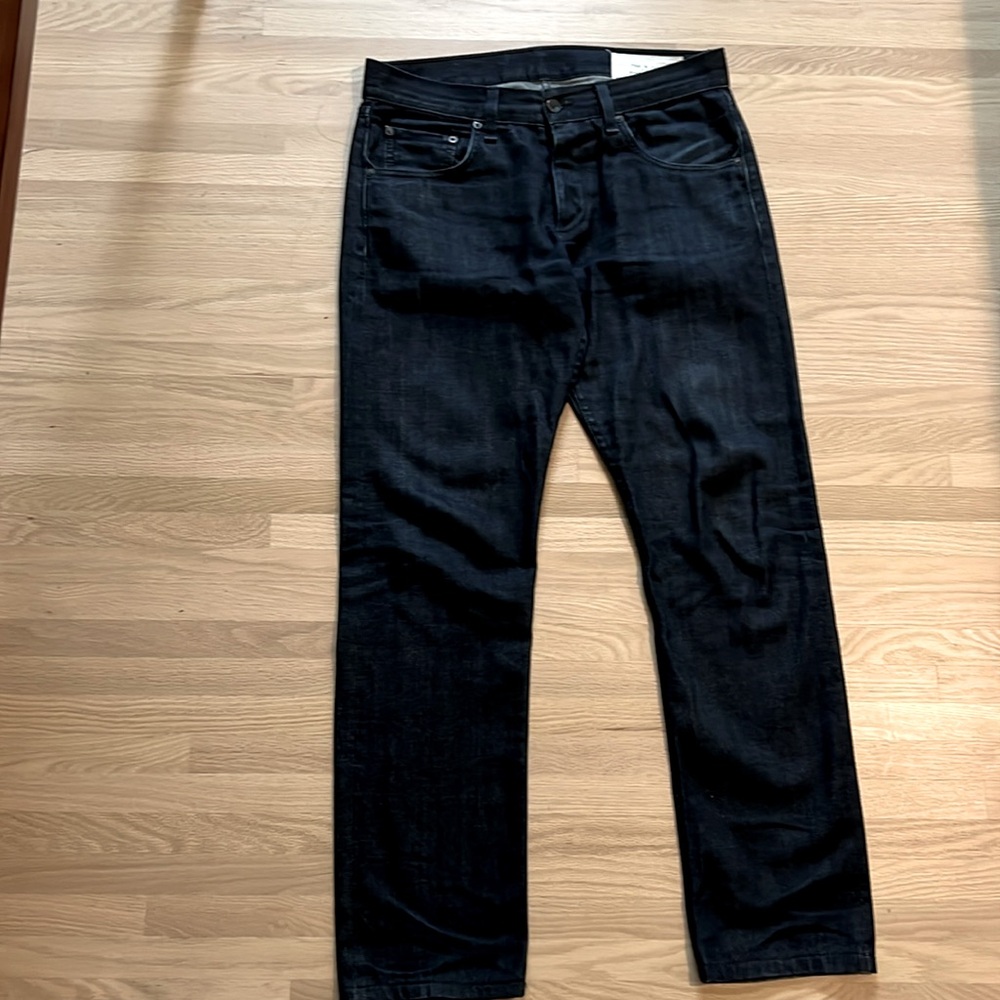 Rag & Bone standard issue dark wash mens jeans